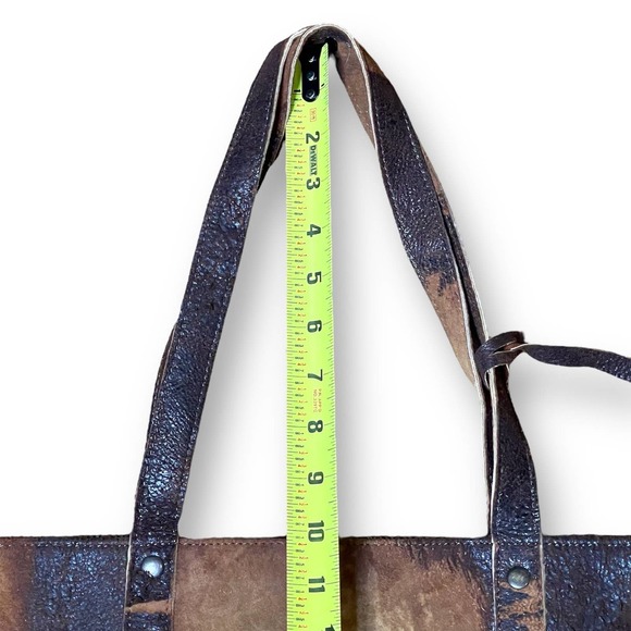 Corral Boots Shoulder Bag Brown Western Distressed Lamb Leather - Picture 15 of 15